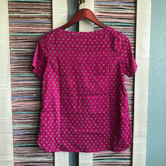 Banana heart pattern blouse 💕💞 - Picture 4 of 7